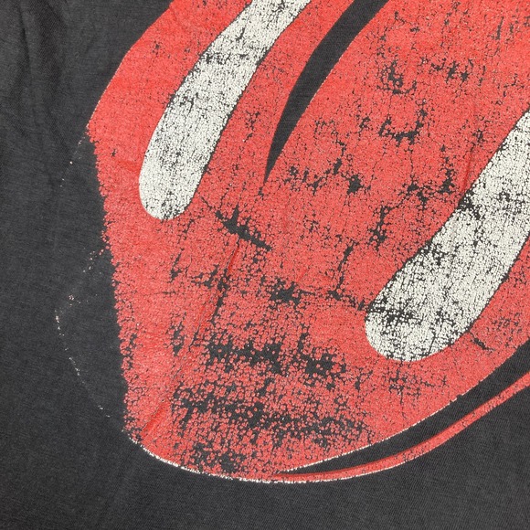 Vintage Rolling Stones Shirt Mens M Black Red 1989 Urban Jungle Europe Tour 80s - Picture 5 of 16
